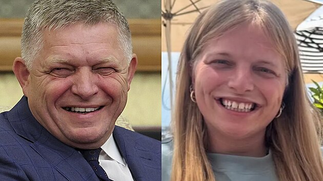 Robert Fico a Gwyneth McMullenová