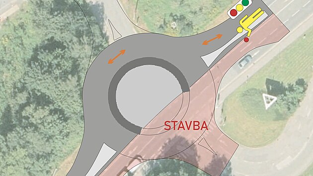 N&aacute;chod čekaj&iacute; dopravn&iacute; omezen&iacute; na I/33 při stavbě okružn&iacute; křižovatky u Albertu. Druh&aacute; etapa potrv&aacute; od 4. května do 14. června 2026.