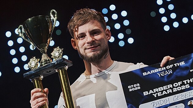 Radim Geberth zv&iacute;tězil v prestižn&iacute; česko-slovensk&eacute; soutěži Barber of the Year 2025.