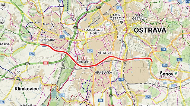 Nejvytíženější silnicí Moravskoslezského kraje je ostravská Rudná. Denně jí podle výsledků sčítání dopravy 2025 projede na padesát tisíc vozidel.