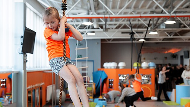 Interaktivn&iacute; dětsk&eacute; hři&scaron;tě Jony&rsquo;s Gym v pražsk&yacute;ch Letňanech. (9. dubna 2026)