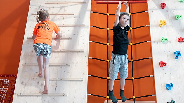 Interaktivn&iacute; dětsk&eacute; hři&scaron;tě Jony&rsquo;s Gym v pražsk&yacute;ch Letňanech. (9. dubna 2026)