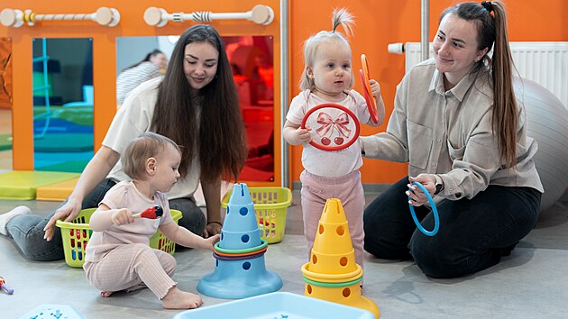 Interaktivn&iacute; dětsk&eacute; hři&scaron;tě Jony&rsquo;s Gym v pražsk&yacute;ch Letňanech. (9. dubna 2026)