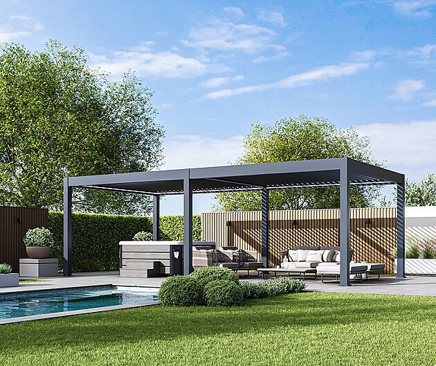 Bioklimatická pergola bude vaší nejoblíbenější částí domu