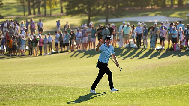 Justin Rose ve třetím kole Masters.