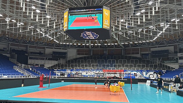 Hokejová Winning Group Arena, známá jako Rondo, se stane dějištěm finále volejbalové extraligy žen. (duben 2026)