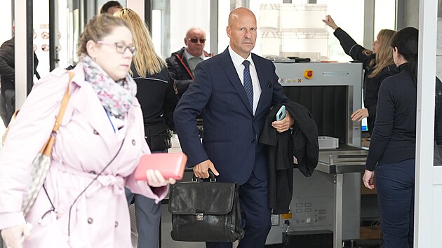 U soudu v kauze Dozimetr je př&iacute;tomen Petr Hlubuček. (14. dubna 2026)