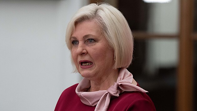 Poslanecká sněmovna. Tisková konference Starostů Věra Kovářová. (16. dubna 2026)