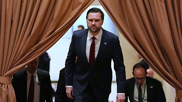 Americký prezident J. D. Vance na jednání s íránskou delegací v Islámábádu. (11. dubna 2026)