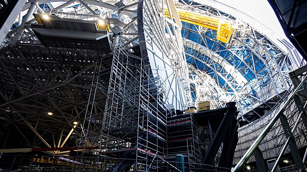 Prezident Petr Pavel na závěr své cesty po Jižní Americe navštívil observatoř Paranal i stavbu největšího teleskopu na světě ELT (Extremely Large Telescope) na severu Chile. (18. dubna 2026)