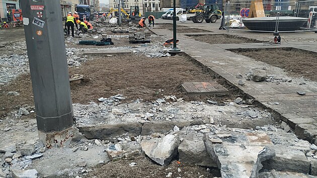 Proměna centr&aacute;ln&iacute;ho n&aacute;měst&iacute; Republiky v Plzni je v pln&eacute;m proudu. (16. dubna 2026)