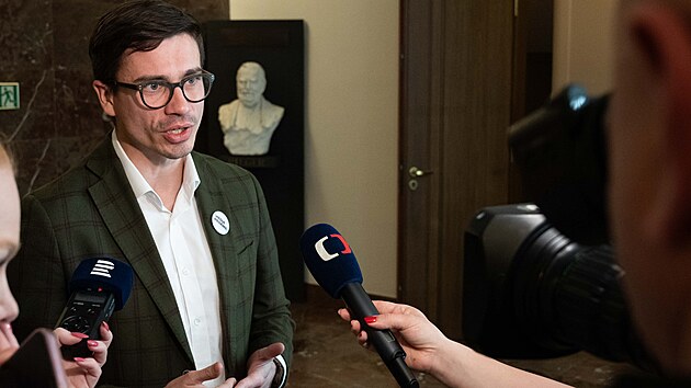 Lidoveck&yacute; poslanec Franti&scaron;ek Tal&iacute;ř ve Sněmovně