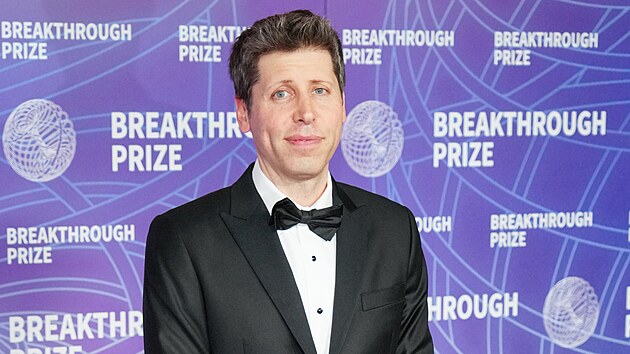 Sam Altman na gala po udílení Breakthrough Prize v Santa Monice (18. dubna 2026)