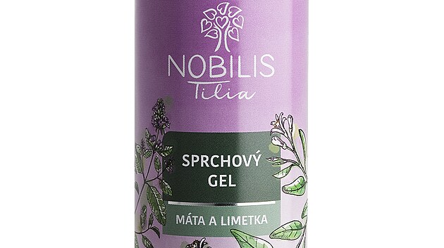 Sprchový gel Máta a limetka s éterickými oleji pro restart a osvěžení, cena 219 Kč