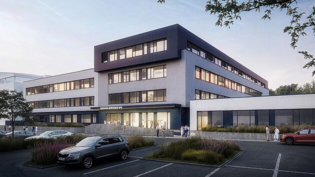 Vizualizace Pardubick&eacute;ho kraje ukazuje, jak bude rekonstruovan&aacute; Svitavsk&aacute; nemocnice vypadat po roce 2030.