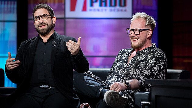 Robin Ferro a Štěpán Kozub v pořadu 7 pádů Honzy Dědka (květen 2026)