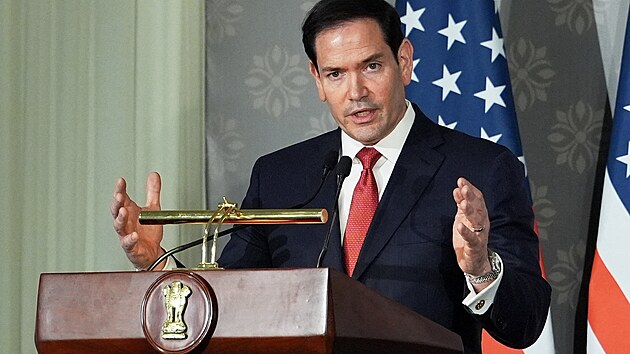 Americký ministr zahraničí Marco Rubio se setkal se svým indickým protějškem Subrahmanjamem Džajšankarem. (24. května 2026)