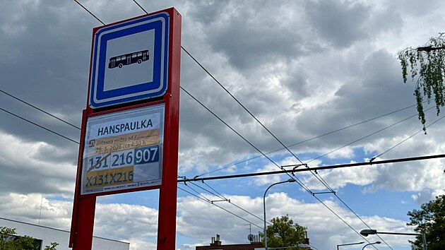 Elektrifikace autobusové / trolejbusové trati 131 / 51 z Hradčanské na Bořislavku (stav květen 2026)