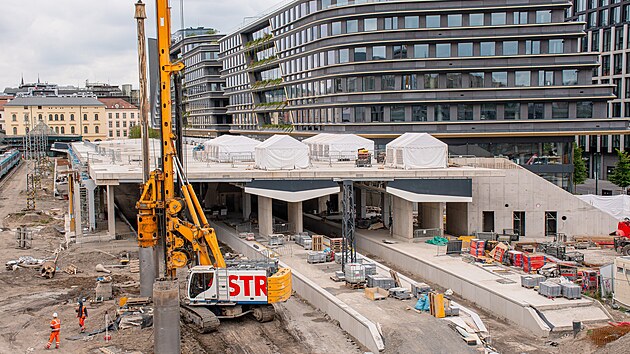 Rekonstrukce a modernizace Masarykova nádraží v Praze. (květen 2026)