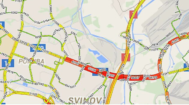 Mapa, kter&aacute; dokl&aacute;d&aacute;, jak by to vypadalo, pokud by se Severn&iacute; spoj postavil.