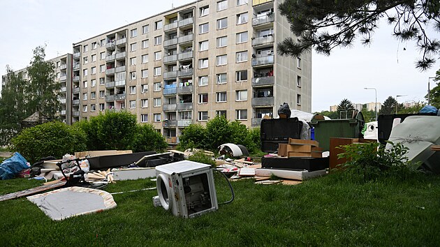Sídliště Mojžíř v Ústí nad Labem. (květen 2026)
