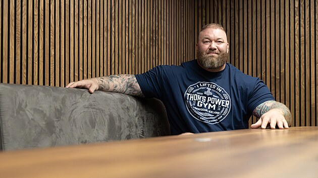 Islandský silák Hafthor Björnsson na akci Swaglift v Liberci (29. května 2026)