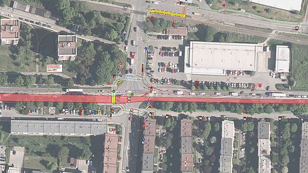 Silničáři začnou opravovat průtah Zlínem v části Příluky. Omezení se dotknou řidičů i cestujících v MHD. (květen 2026)
