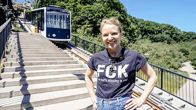Designéra Anna Marešová je autorkou nové podoby lanovek. (29. května 2026)