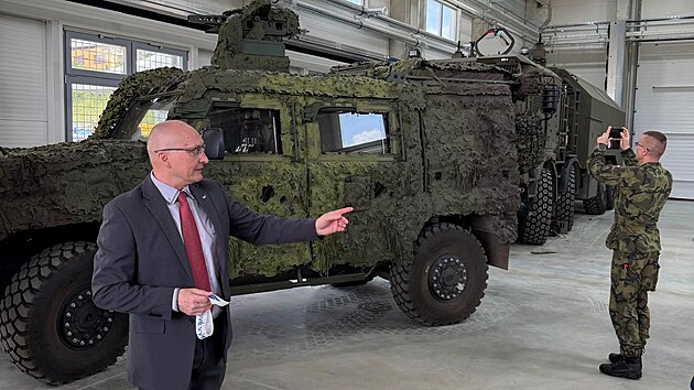 Vojensk&yacute; technick&yacute; &uacute;stav ve Slavič&iacute;ně dokončil v&yacute;stavbu nov&eacute; v&yacute;robn&iacute; haly. (27. května 2026)