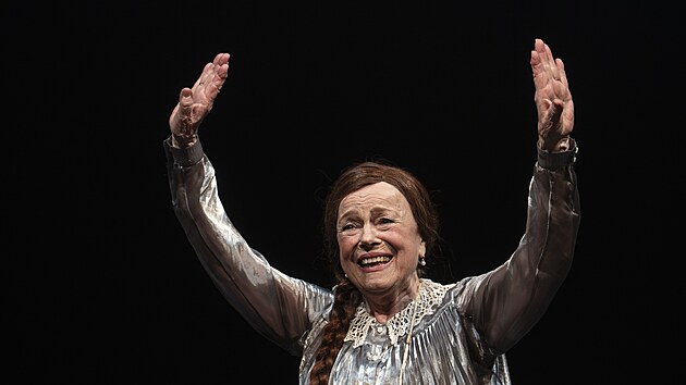 Herečka Iva Janžurová v Národním divadle (19. května 2026)
