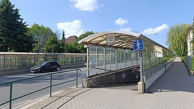 Podchod u zdravotnické školy je v Havlíčkově Brodě nejvyužívanější. Lidé se skrz něj dostávají například z centra města k nemocnici. (27. května 2026)