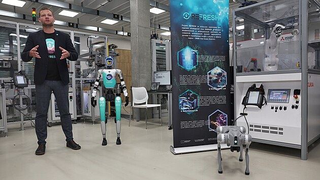 Ostravská VŠB-TUO představila svého prvního vlastního humanoidního robota.
