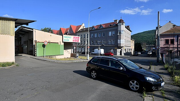 Sběrn&yacute; dvůr ve čtvrti Kr&aacute;sn&eacute; Březno v &Uacute;st&iacute; nad Labem. (červen 2026)