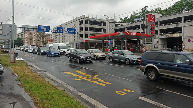 V Ústí nad Labem kvůli zúžení u opravovaného Benešova mostu zkolabovala doprava. (5. června 2026)