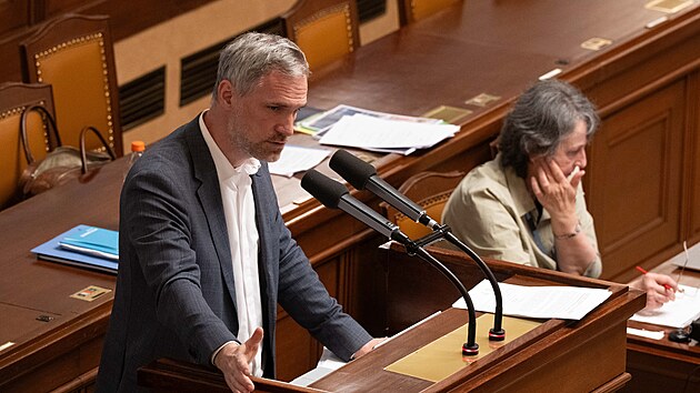 Aktuální schůze Poslanecké sněmovny. Na snímku Zdeněk Hřib. (5. června 2026)