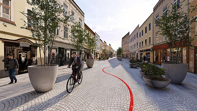 Současn&eacute; rozm&iacute;stěn&iacute; nov&yacute;ch prvků mobili&aacute;ře na vizualizaci je&scaron;tě nen&iacute; definitivn&iacute;, radnice chce přesn&eacute; um&iacute;stěn&iacute; teprve ladit v ter&eacute;nu. Takto by dle vizualizac&iacute; měl vypadat v&yacute;sledek cel&eacute;ho projektu