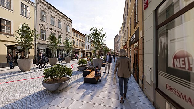 Současn&eacute; rozm&iacute;stěn&iacute; nov&yacute;ch prvků mobili&aacute;ře na vizualizaci je&scaron;tě nen&iacute; definitivn&iacute;, radnice chce přesn&eacute; um&iacute;stěn&iacute; teprve ladit v ter&eacute;nu. Takto by dle vizualizac&iacute; měl vypadat v&yacute;sledek cel&eacute;ho projektu