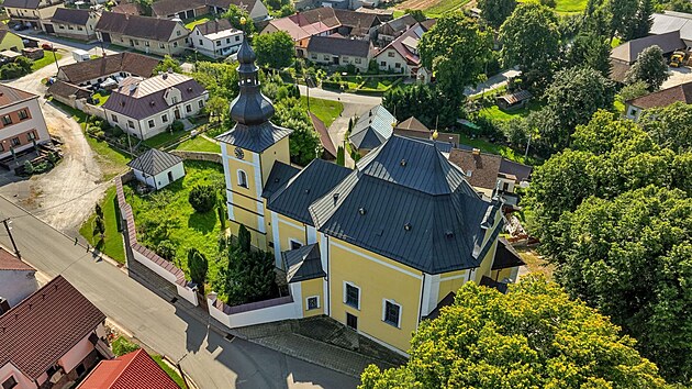 Obyčtov se pyšní kostelem ve tvaru želvy, která symbolizuje stálost ve víře. (7. června 2026)