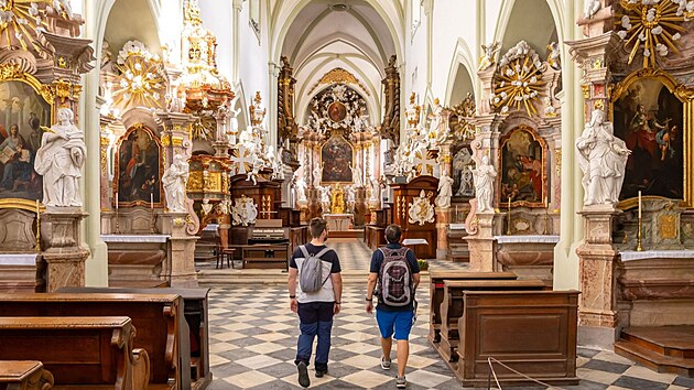 Součástí projektu Santiniho stezka je i bazilika minor ve Žďáře nad Sázavou. (7. června 2026)