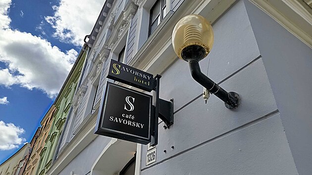 Hotel Savorsky v centru Jihlavy.