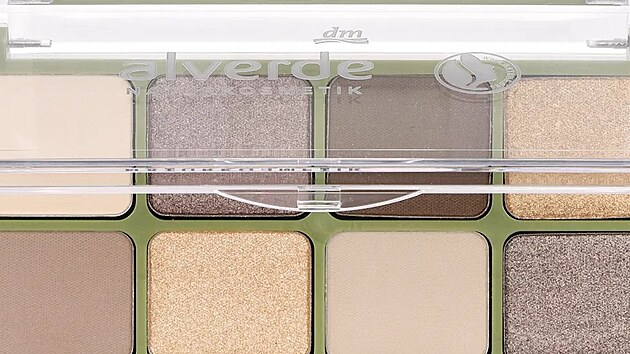 PALETKA OČNÍCH STÍNŮ NUDE GLAM, s matným i perleťovým finišem, přírodní kosmetika, cena 119 Kč