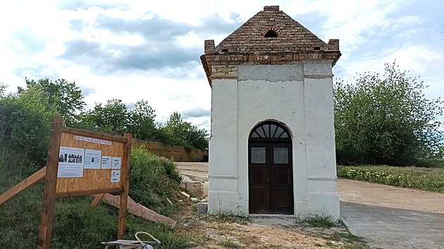 T&eacute;měř dokončen&aacute; kaple v Evani na Litoměřicku (květen/červen 2026)