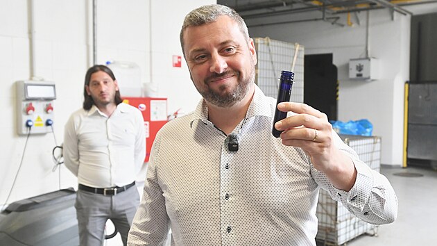 Libor Duba, krizový manažer Bílinské kyselky s plastem, z něhož se vyrábí láhve. (červen 2026)