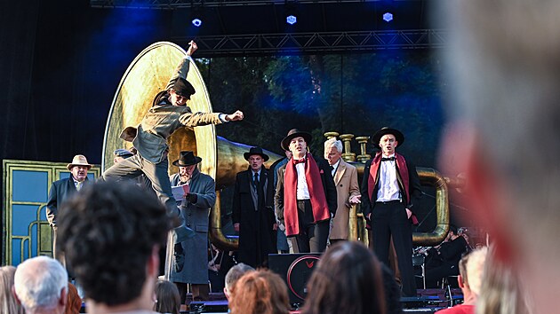 Momentka z open-air festivalu Moravské divadelní léto 2025.