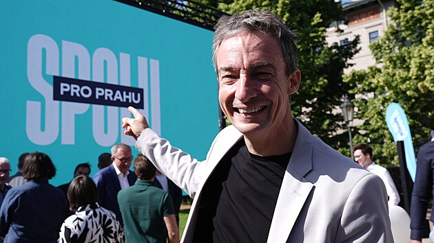 Zah&aacute;jen&iacute; kampaně SPOLU pro Prahu 2026. Tom&aacute;&scaron; Port&iacute;k. (16. června 2026)