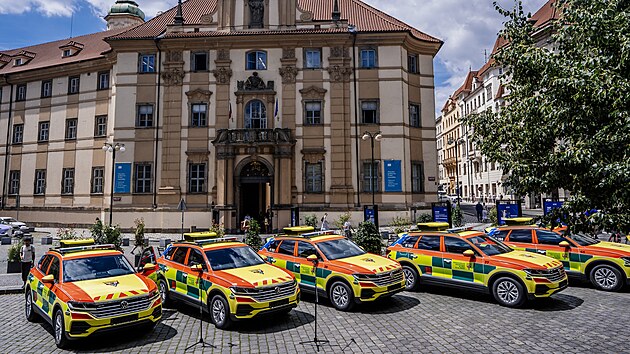 Představení nových vozidel Volkswagen Touareg pro lékařské posádky Zdravotnické záchranné služby hlavního města Praha.(18. června 2026)
