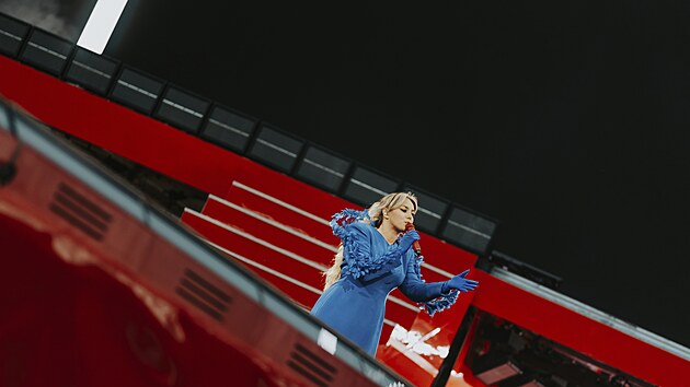 Ewa Farna na prvn&iacute;m ze tř&iacute; koncertů v Edenu. (13. června 2026)