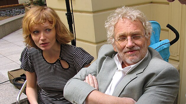 Aňa Geislerová se svým otcem Petrem (2006)
