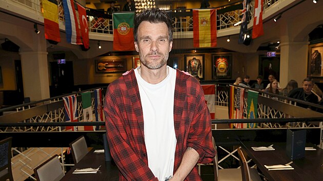 Leo&scaron; Mare&scaron; (p&aacute;rty k zah&aacute;jen&iacute; MS ve fotbale, Hard Rock Caf&eacute;, Praha, 11. června 2026)