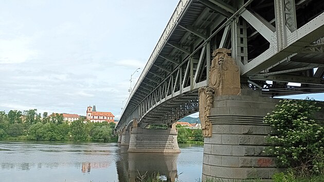 Tyr&scaron;ův most v Litoměřic&iacute;ch. (červen 2026)